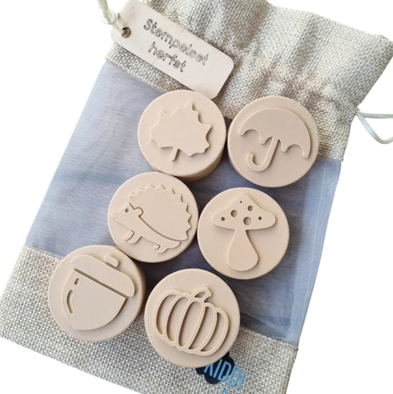 Kiddi - Stempelset Herfst met 6 motieven