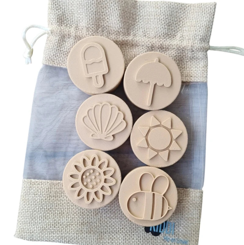 Kiddi - Stempelset Zomer met 6 stempels
