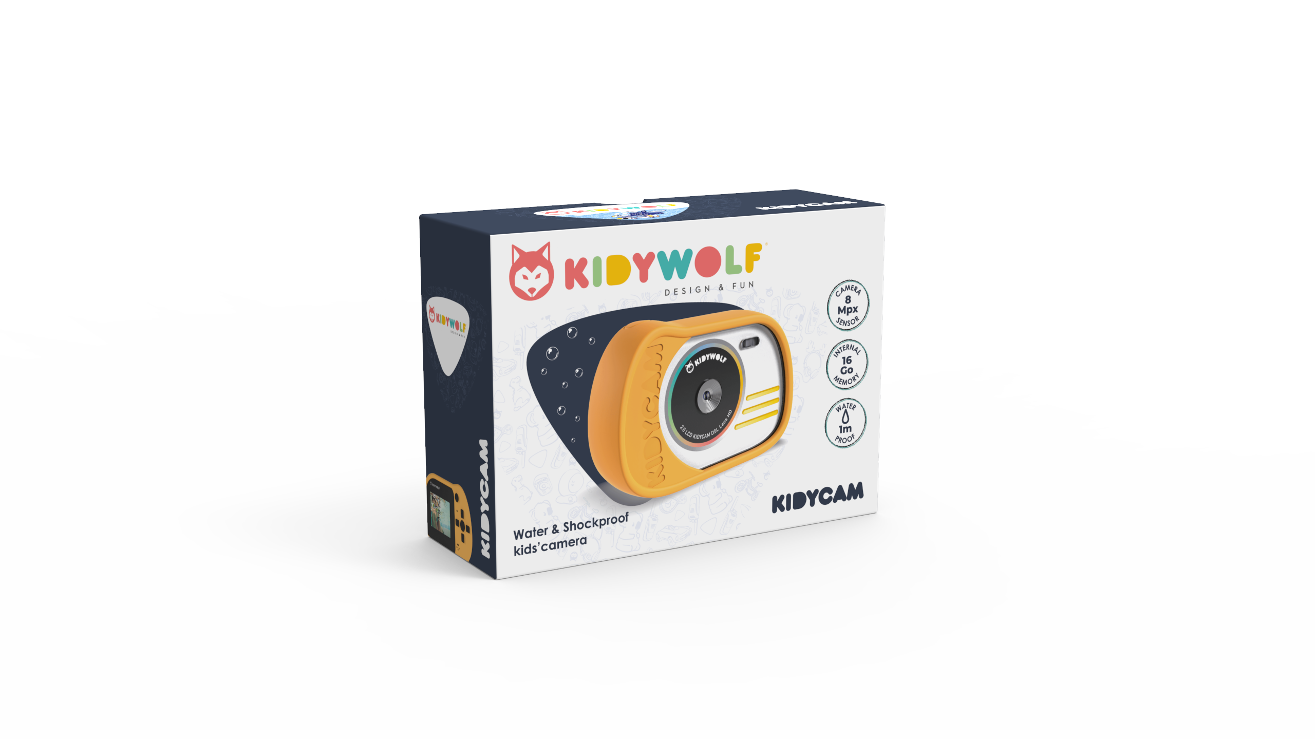 Kidywolf - Kindercamera - oranje