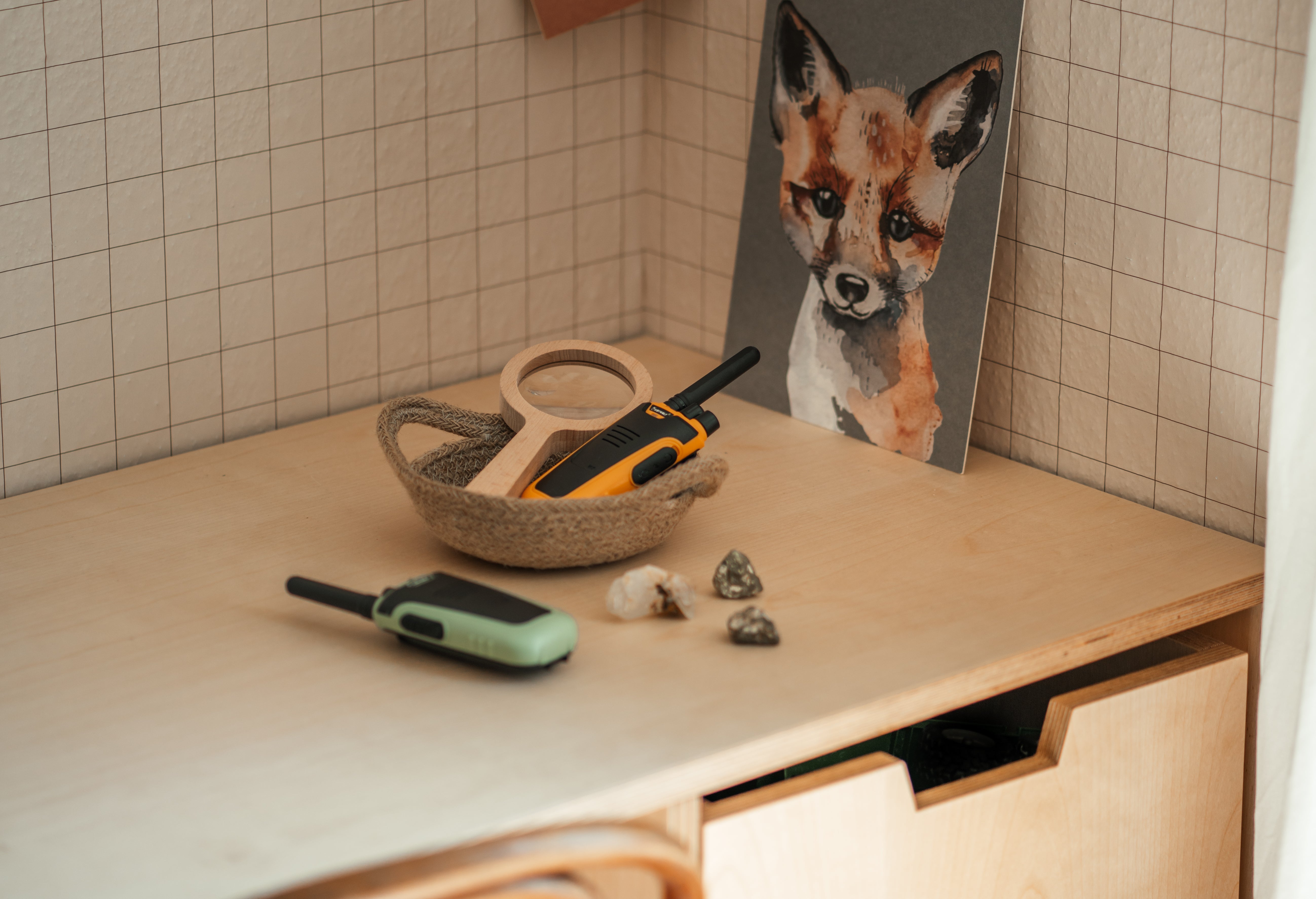 Kidywolf - Kidytalk walkie talkie - Groen en Oranje