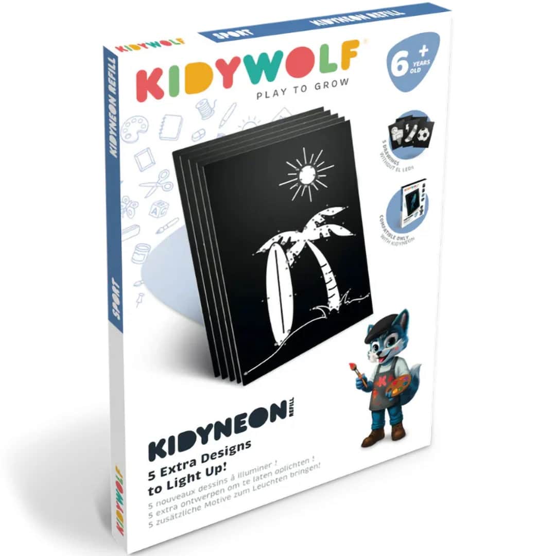 Kidywolf - Kidyneon refill - 3 designs Sport
