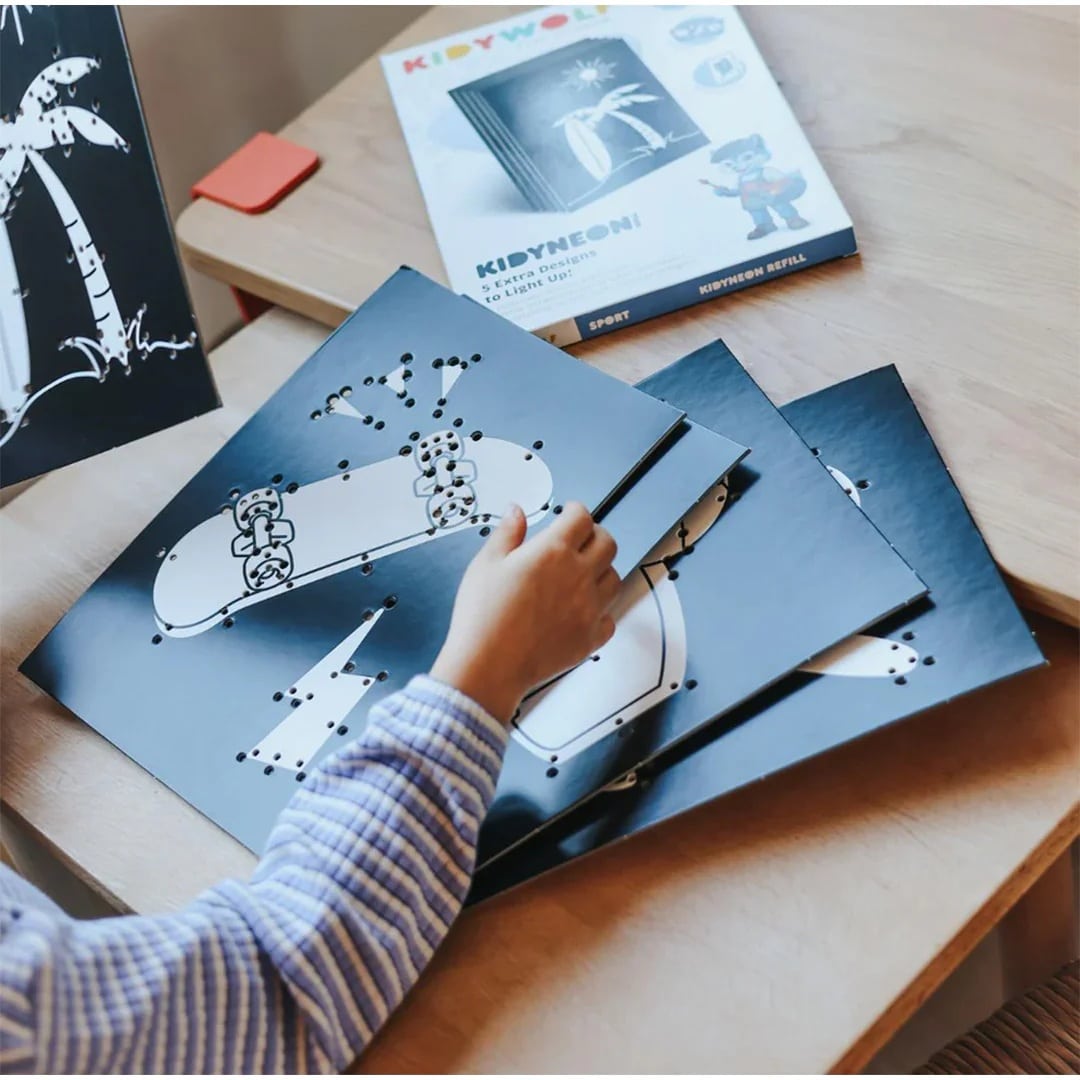 Kidywolf - Kidyneon refill - 3 designs Sport