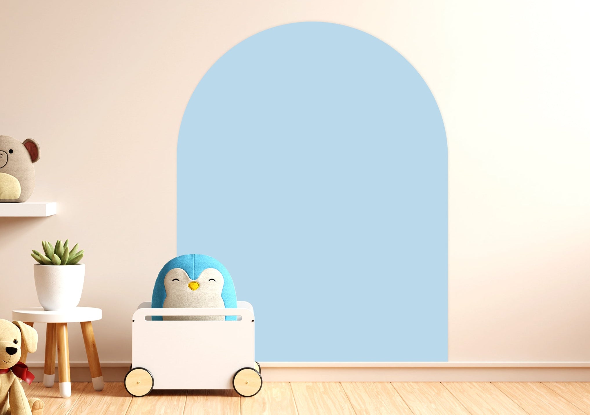 Cleverclixx - Cleverclixx - Magnetische Muursticker 95x75cm Clever Blue