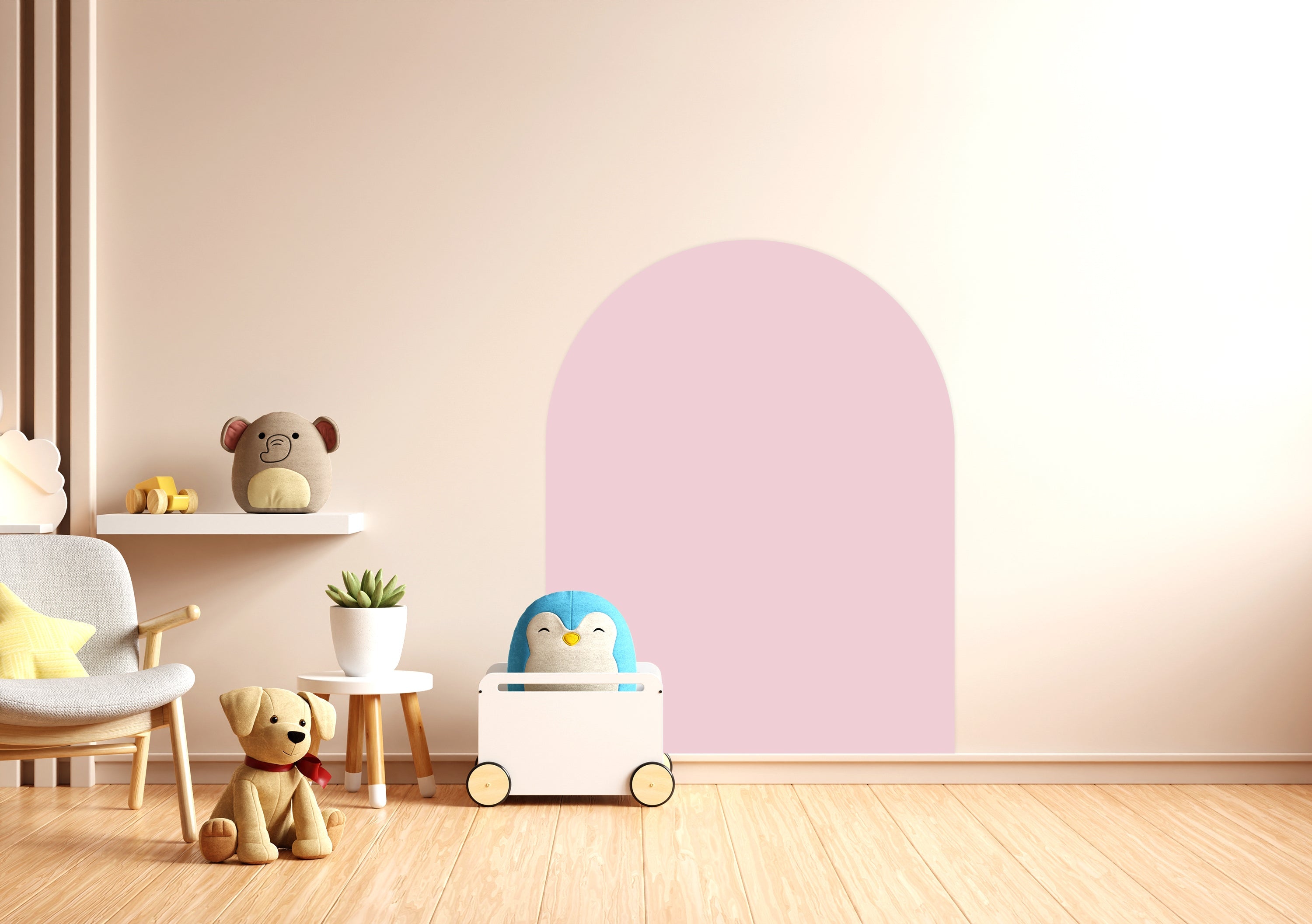 Cleverclixx - Cleverclixx - Magnetische Muursticker 95x75cm Dream Pink