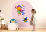 Cleverclixx - Cleverclixx - Magnetische Muursticker 95x75cm Dream Pink