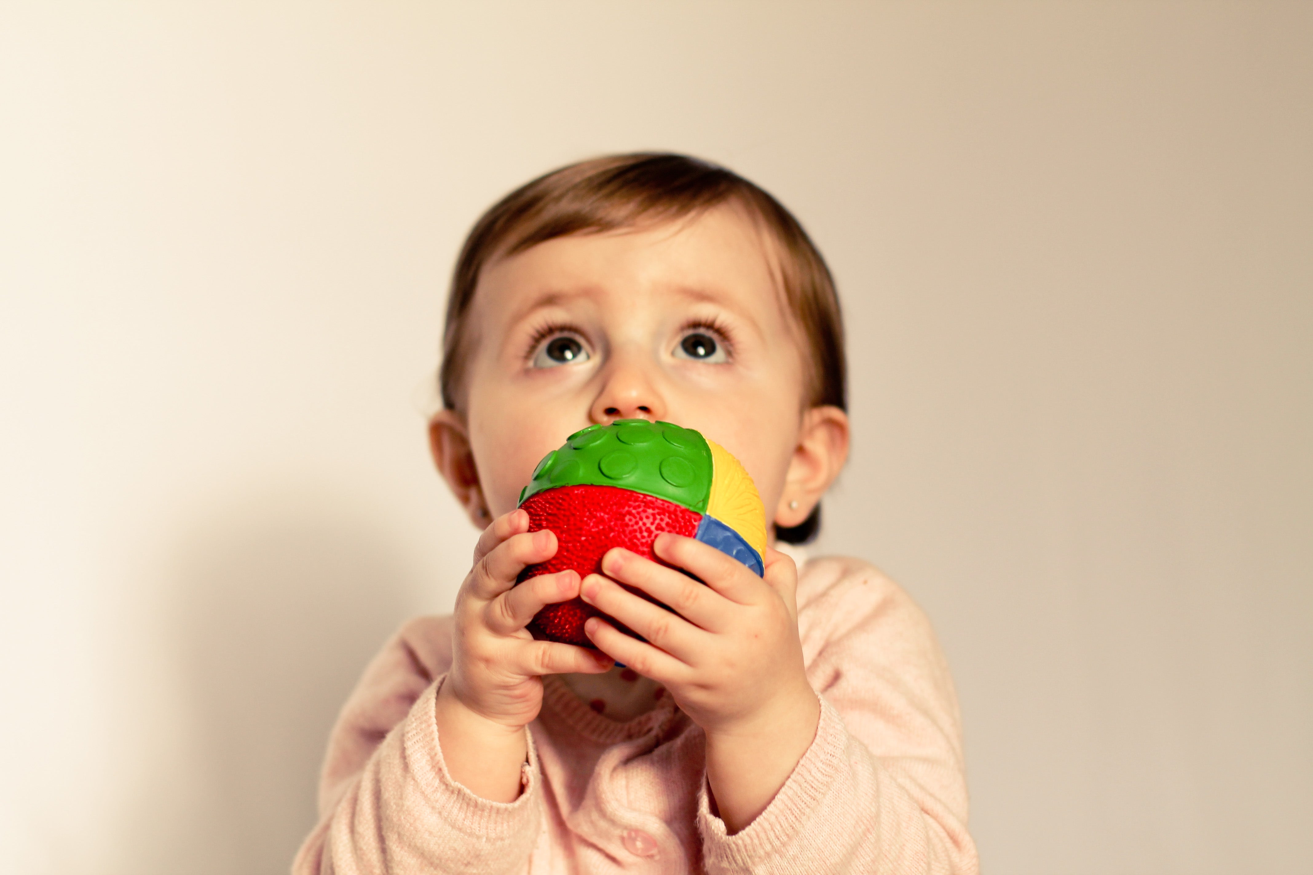 Lanco - Sensory speelbal - Bijtspeelgoed