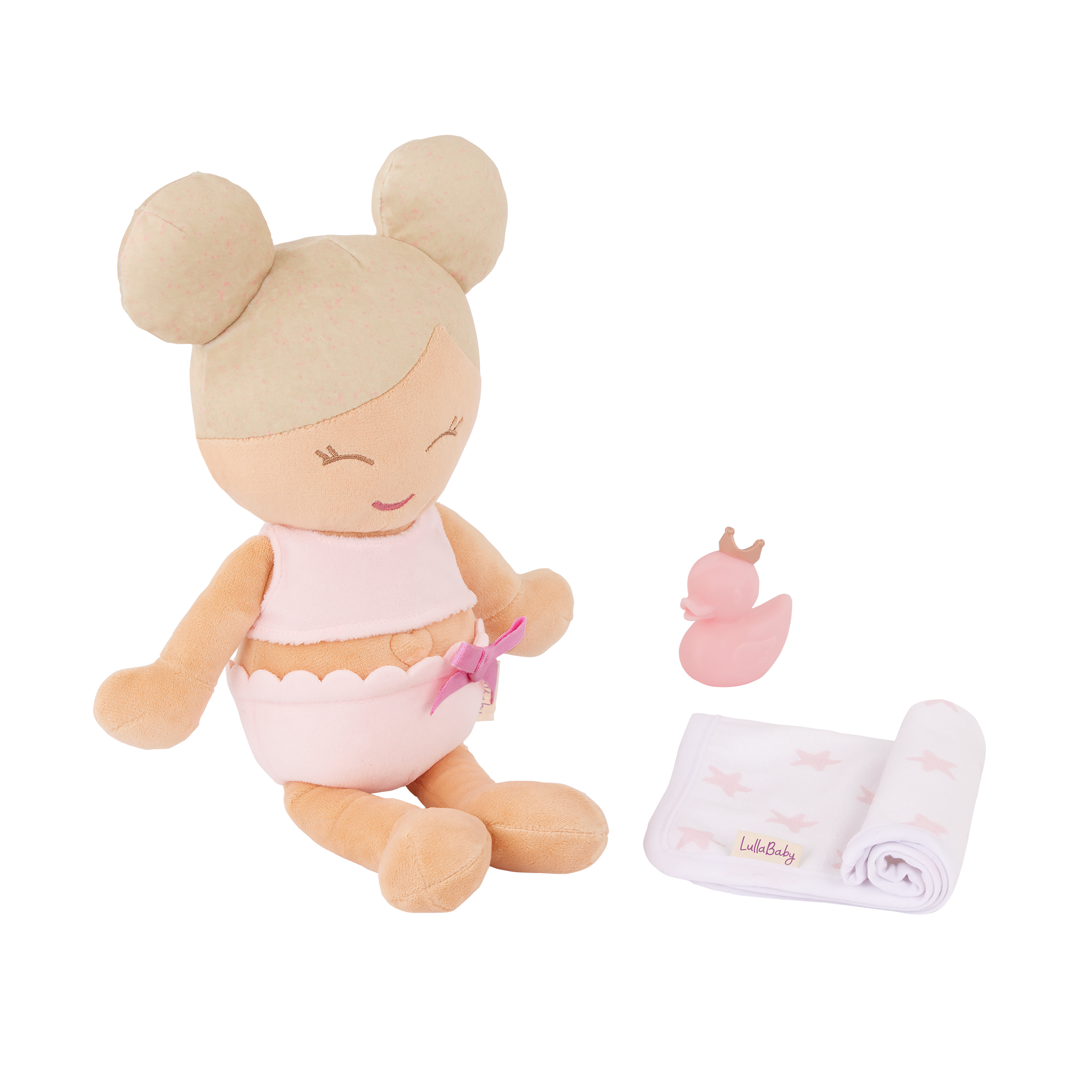 LullaBaby - Knuffelbadpop met accessoires
