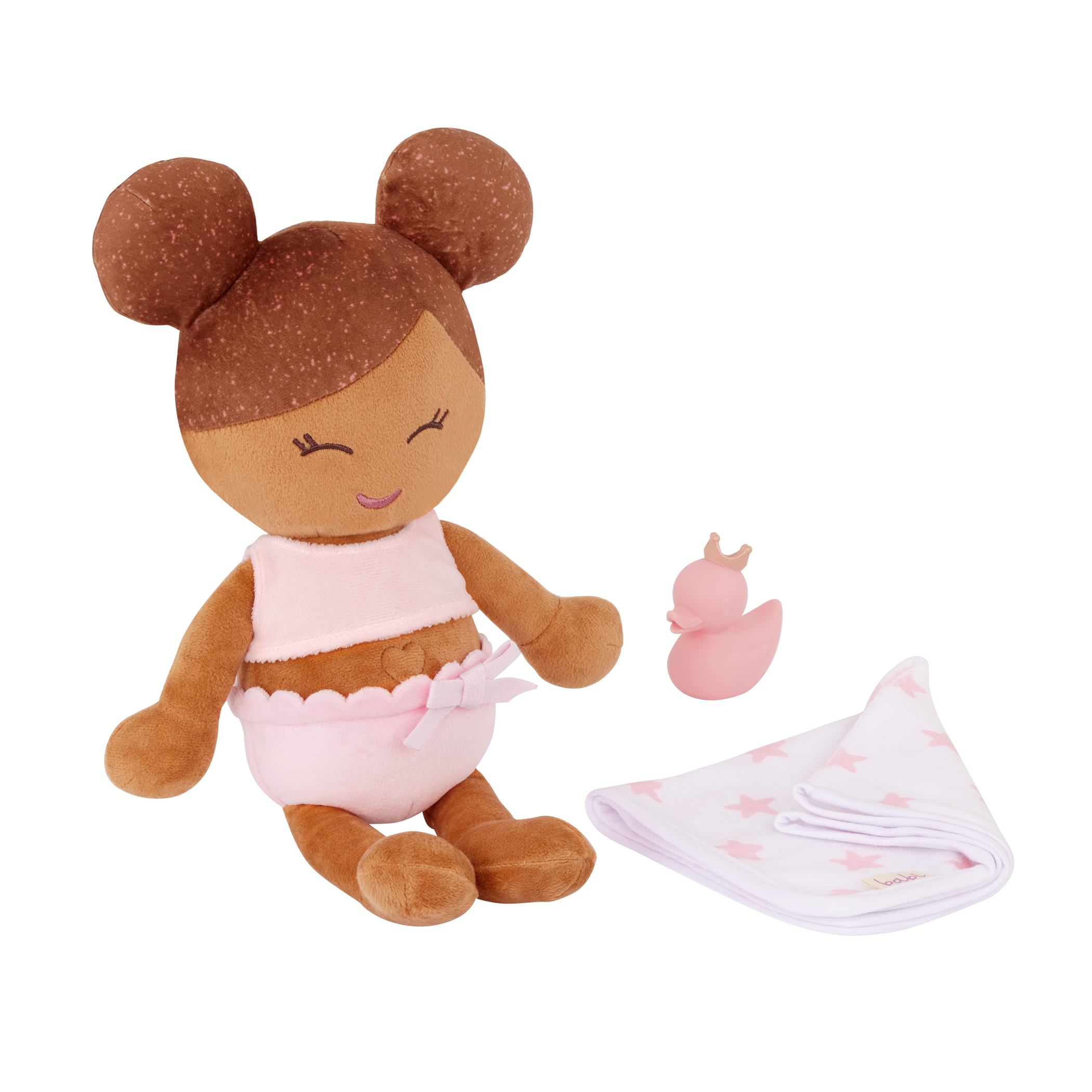 LullaBaby - Knuffelbadpop met accessoires