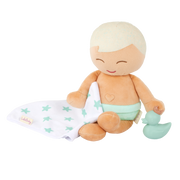LullaBaby - Knuffelbadpop Jongen met accessoires