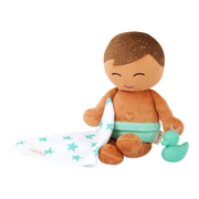 LullaBaby - Knuffelbadpop jongen met accessoires