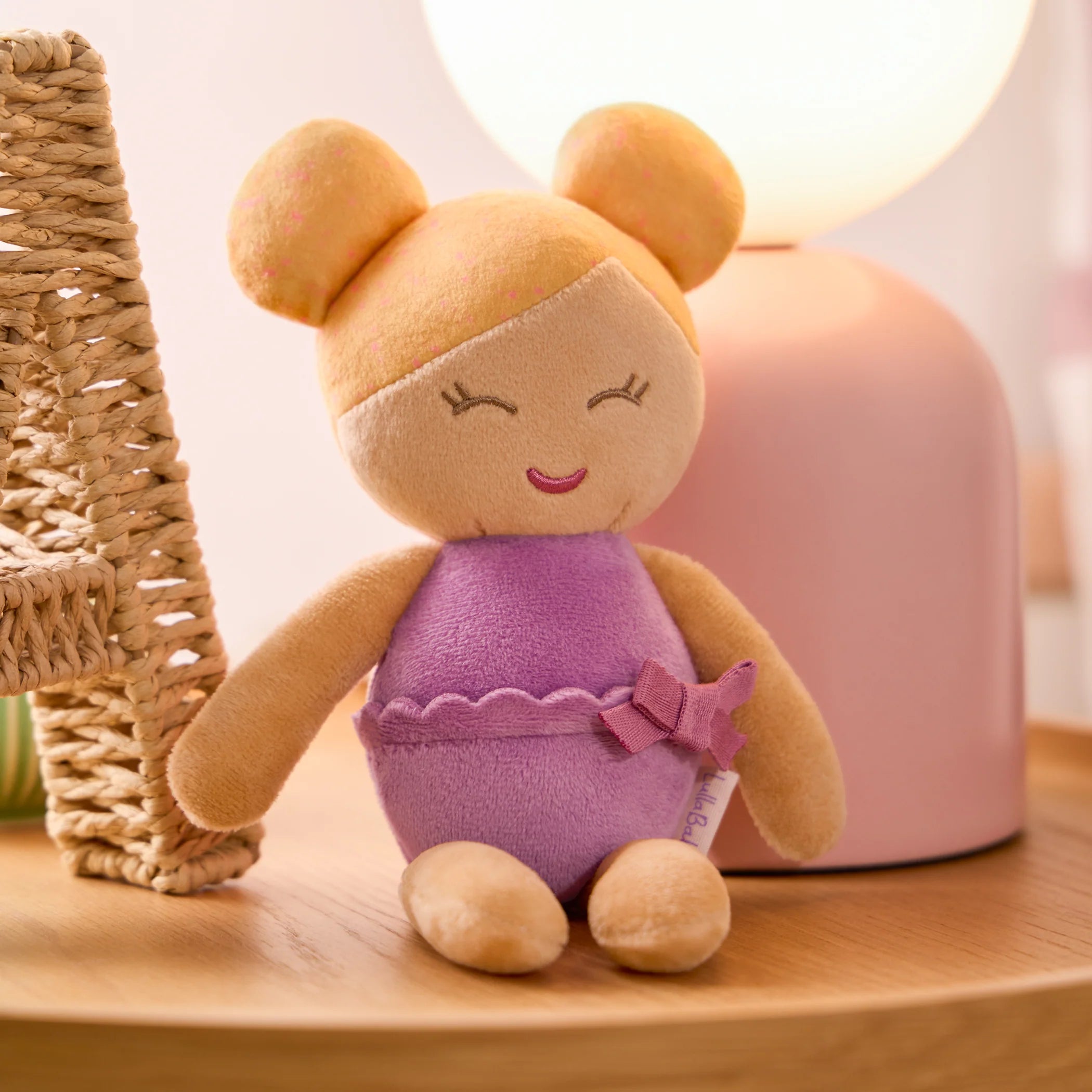 LullaBaby - Knuffelbadpop met blond haar
