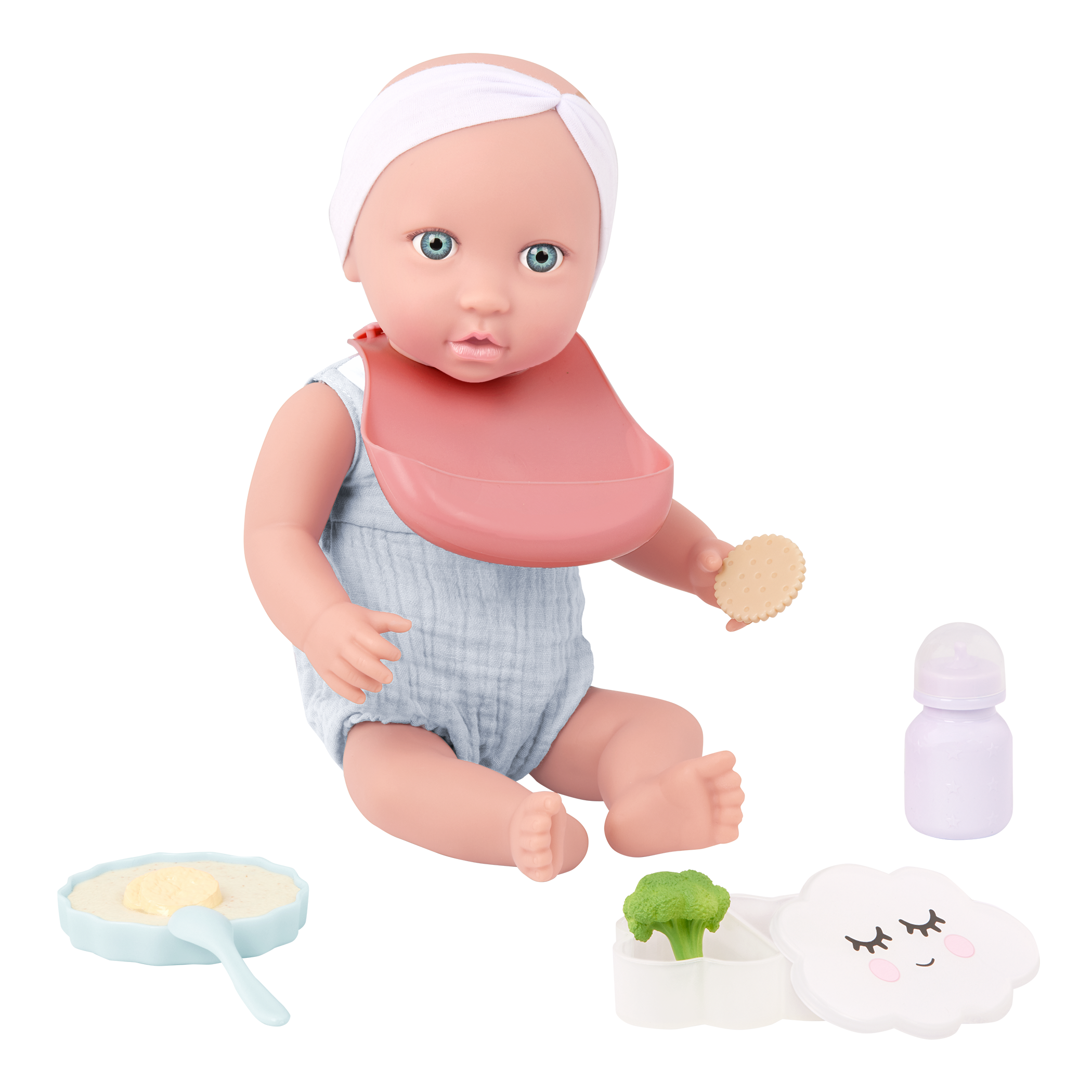 LullaBaby - Poppenvoedingsset met accessoires