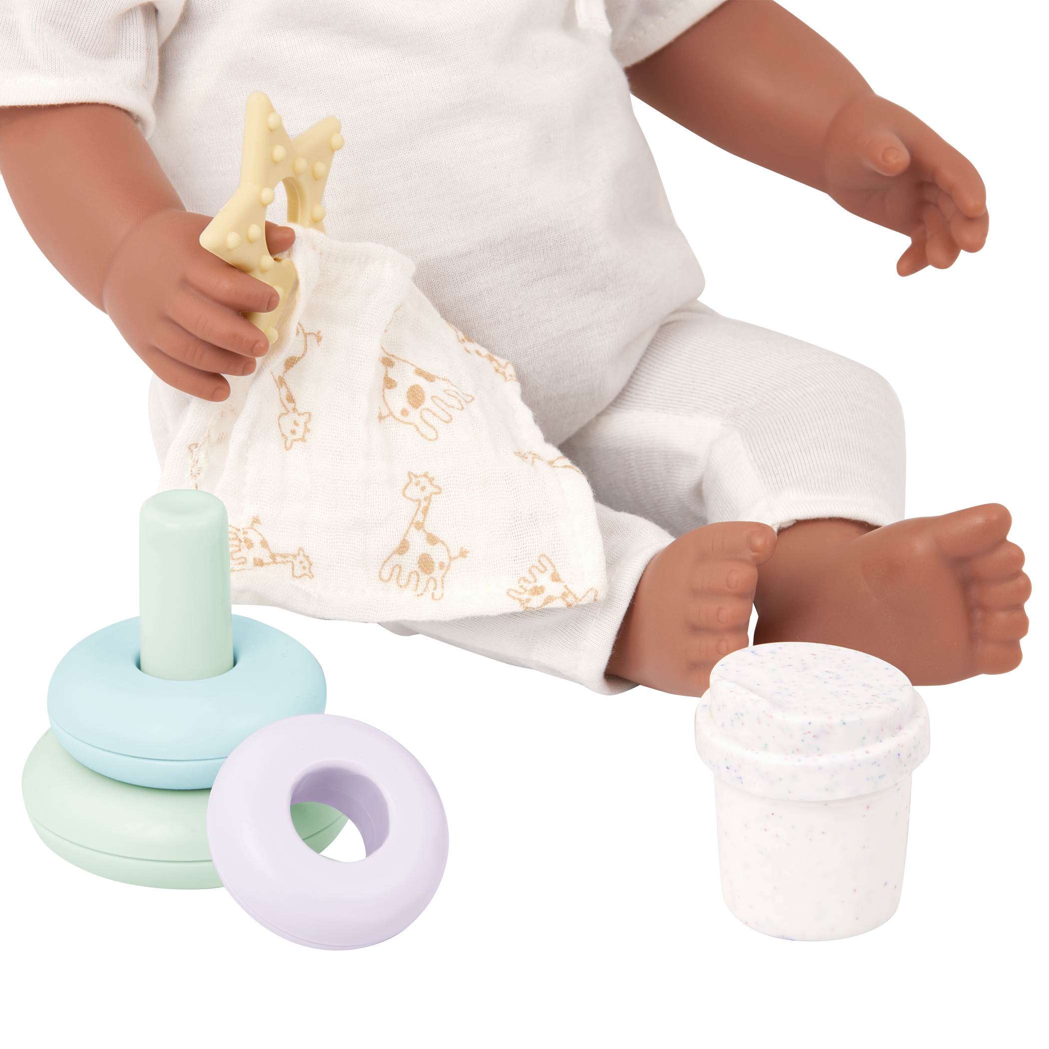 LullaBaby - Verzorgingsset met fles, speen en luier