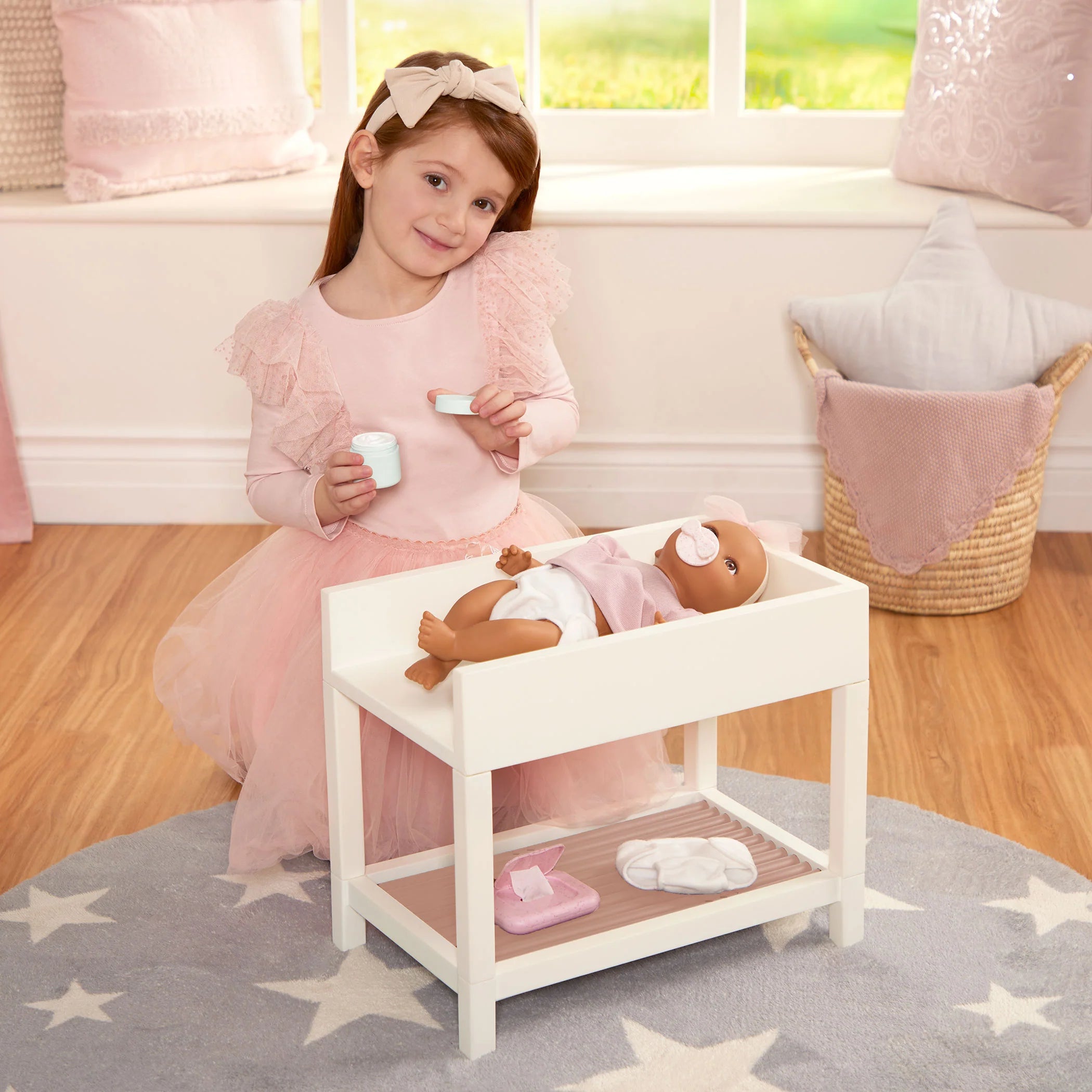 LullaBaby - Poppencommode met accessoires