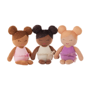 LullaBaby - 3 Badpopjes in een mandje