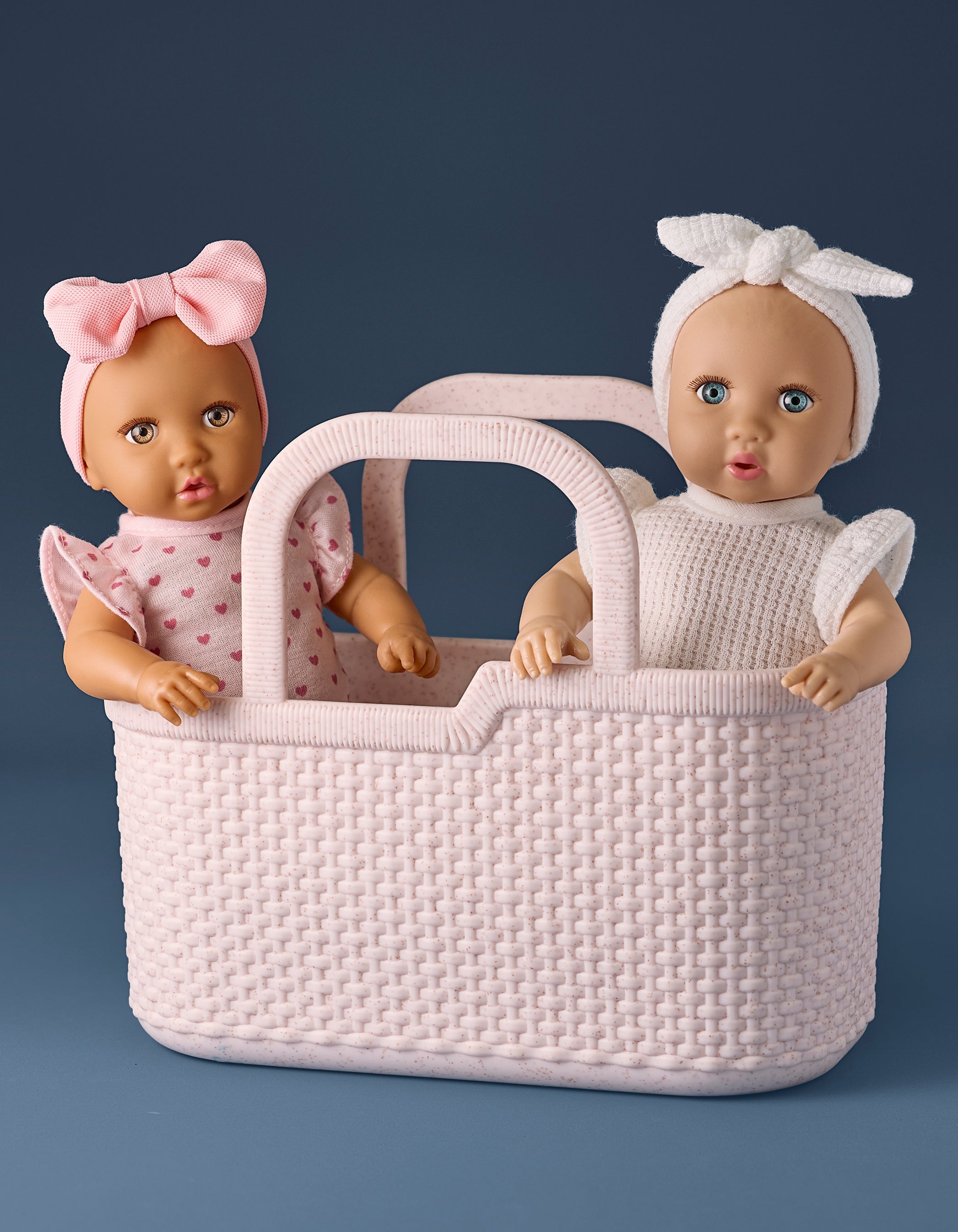LullaBaby mini babypoppen onderweg