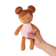 LullaBaby - Knuffelbadpop met bruin haar