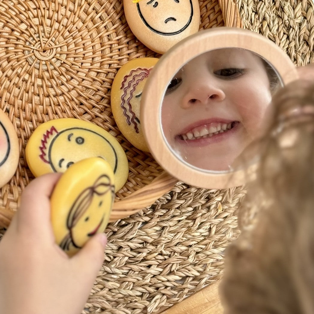 Yellow Door - Kleine spiegeltjes - Set van 6