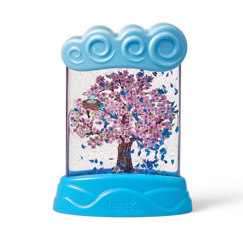 Sensorische buis met een lente thema