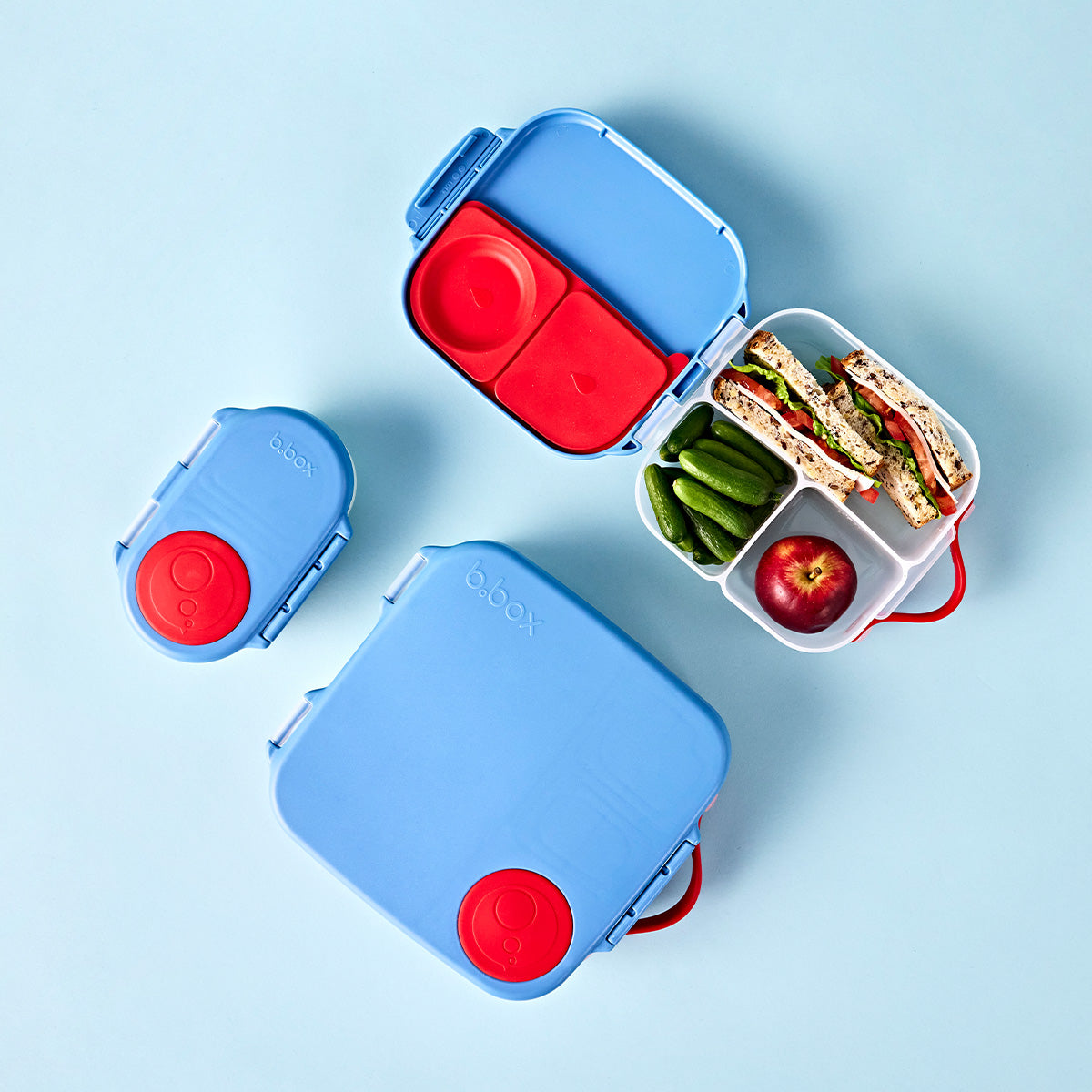 b.box - Mini lunchbox Blue Blaze