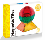 Learn And Grow - Magnetisch constructiespeelgoed Dome Pack - 18 stuks