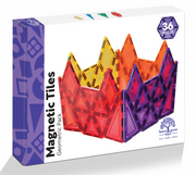 Learn And Grow - Magnetisch constructiespeelgoed Geometry Pack - 36 stuks