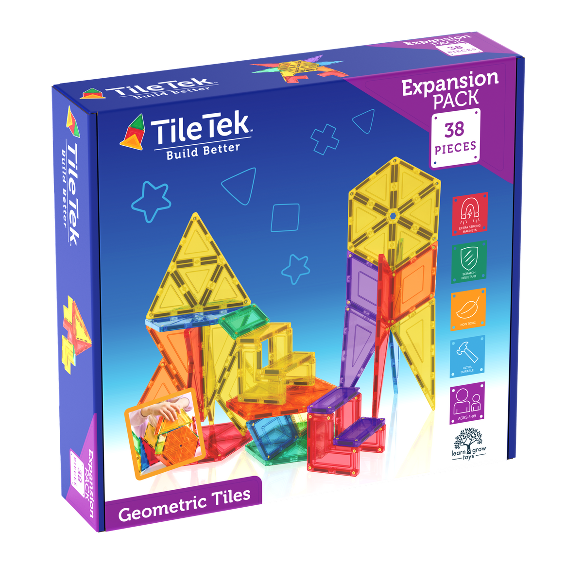TileTek magnetische tegels geometrie 38 stuks