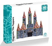 Learn And Grow - Magnetisch constructiespeelgoed Toppers Kastelen - 40 stuks