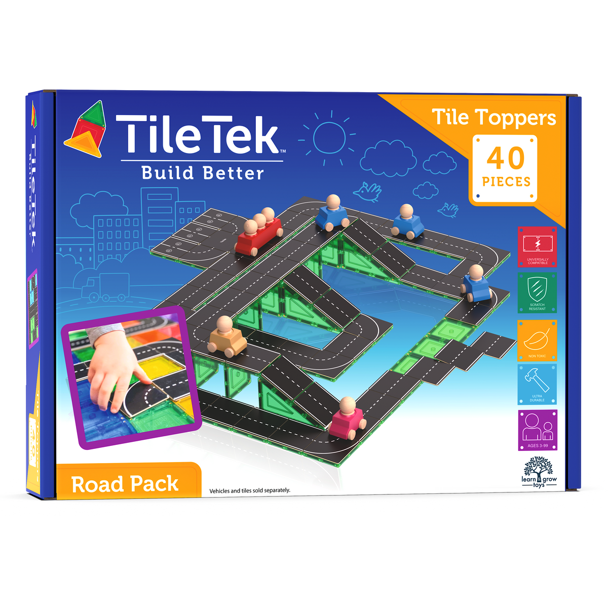 TileTek magnetische tegel topper Wegen 40 stuks