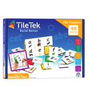 TileTek tegel topper alfabet kleine letters 40 stuks
