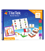 TileTek magnetische tegel topper alfabet hoofdletters 40 stuks
