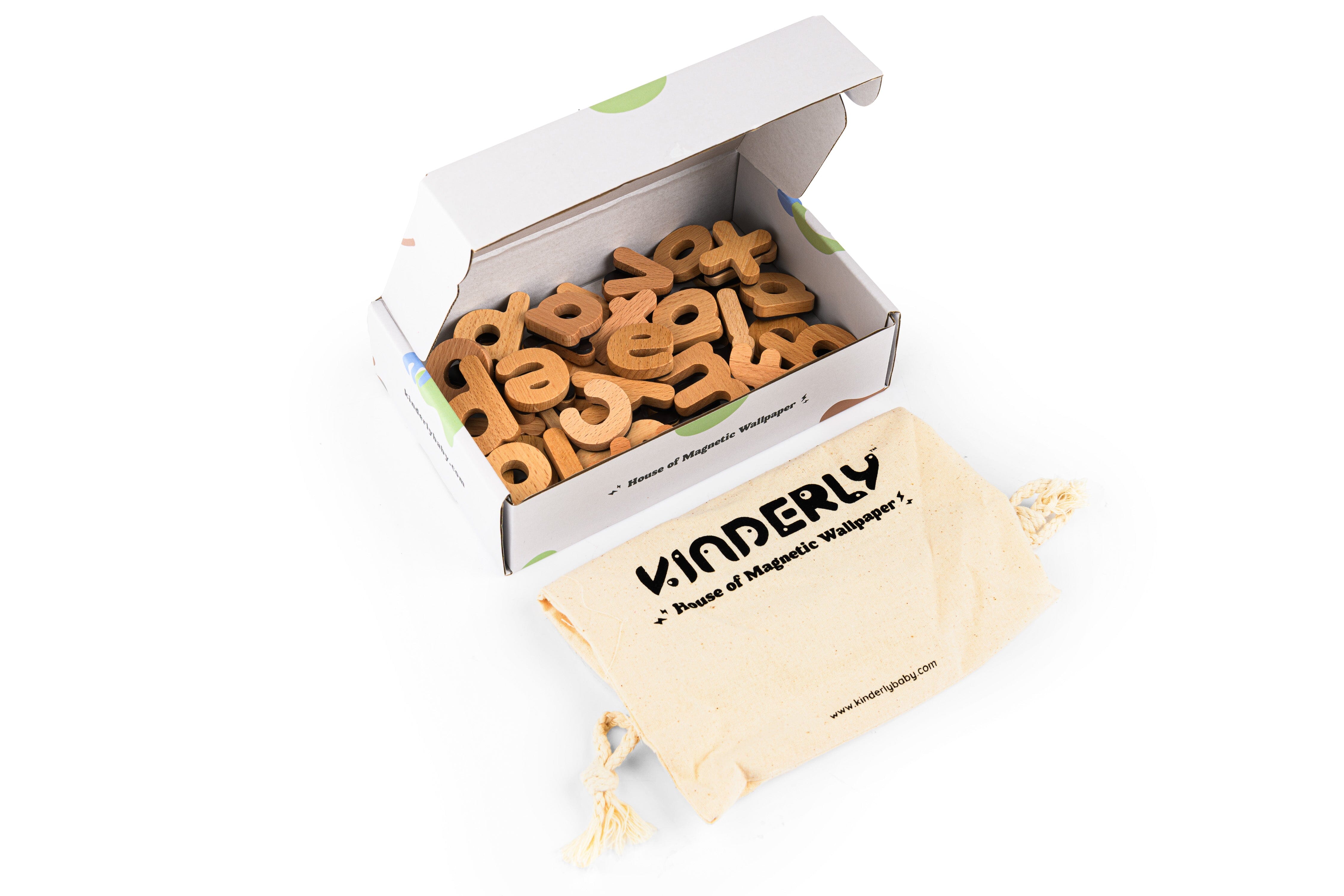 Kinderly Magnetisch Houten Alfabet (40-delig)