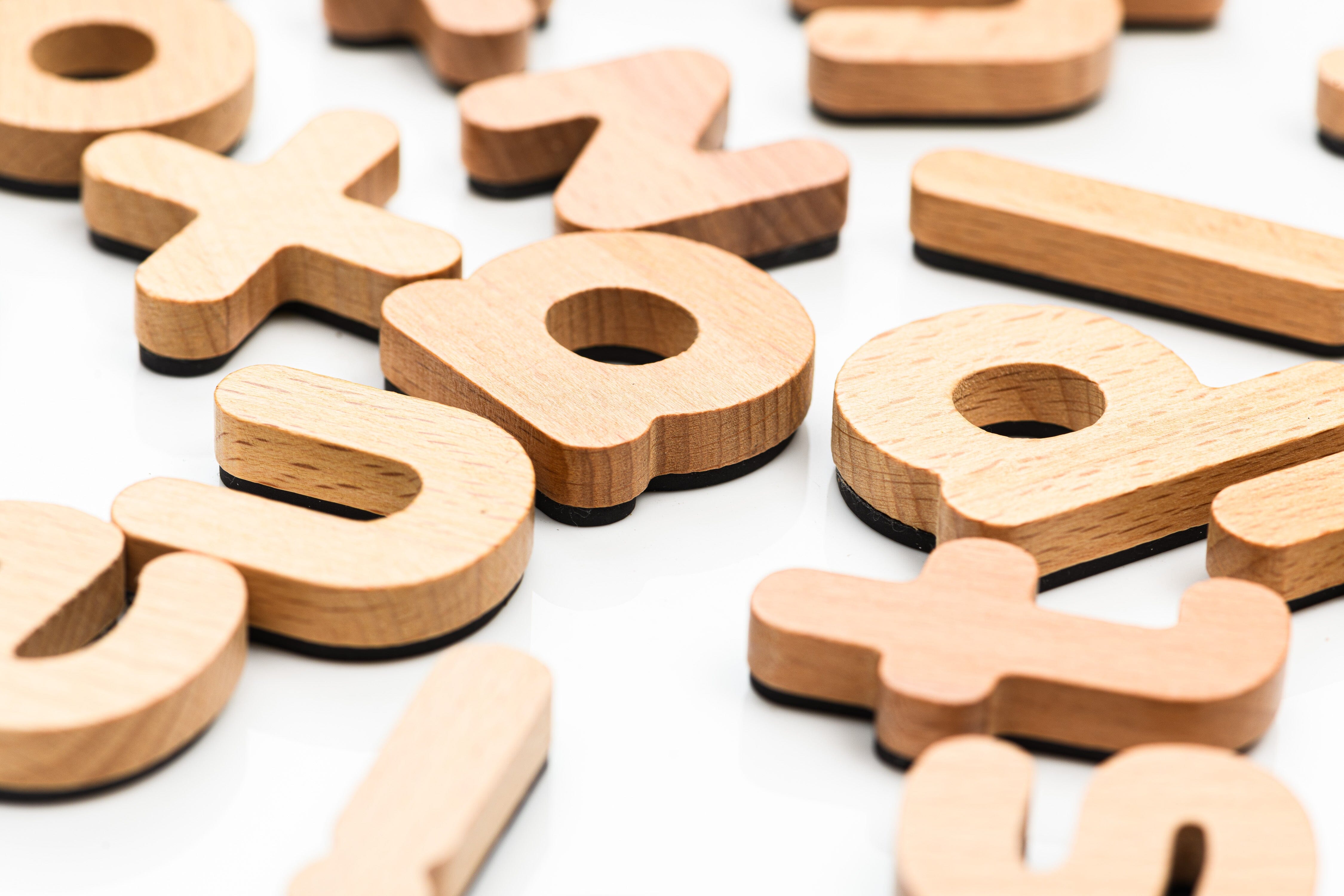 Kinderly Magnetisch Houten Alfabet (40-delig)