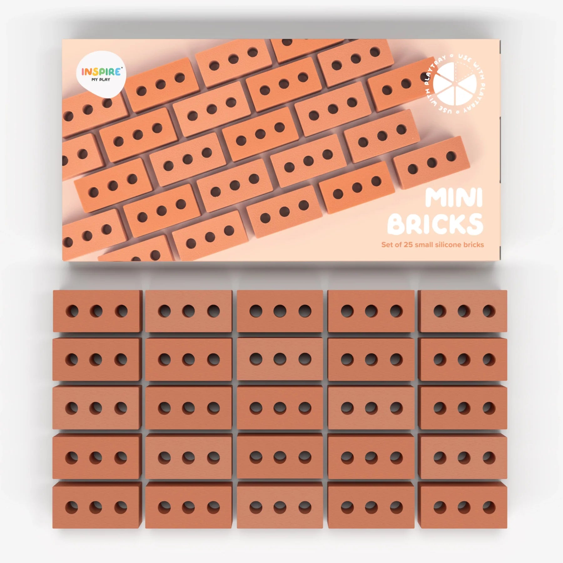 Inspire My Play Play Tray - Mini Bricks