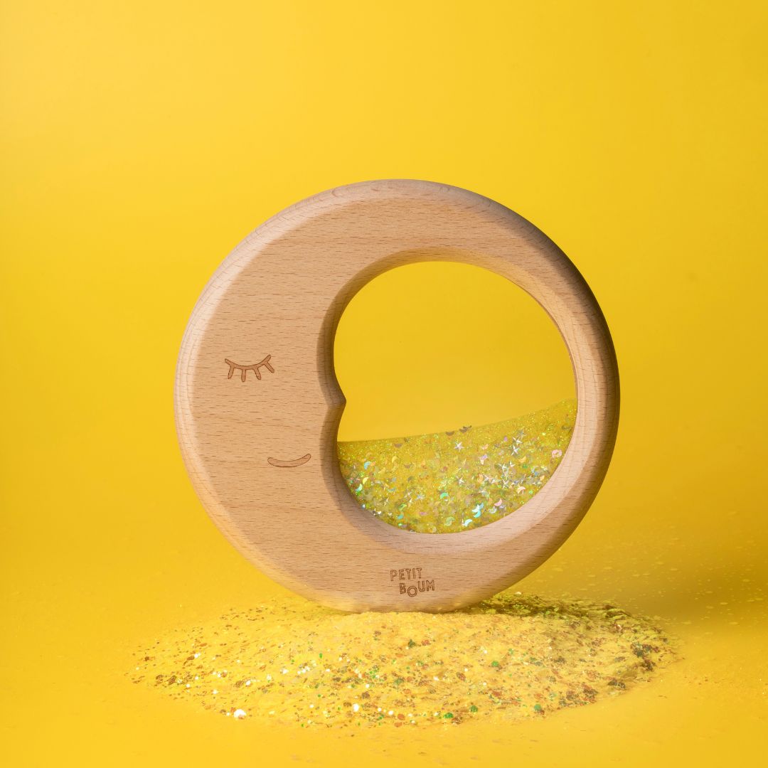 Petit Boum - Sensorische Maan (19x19cm)