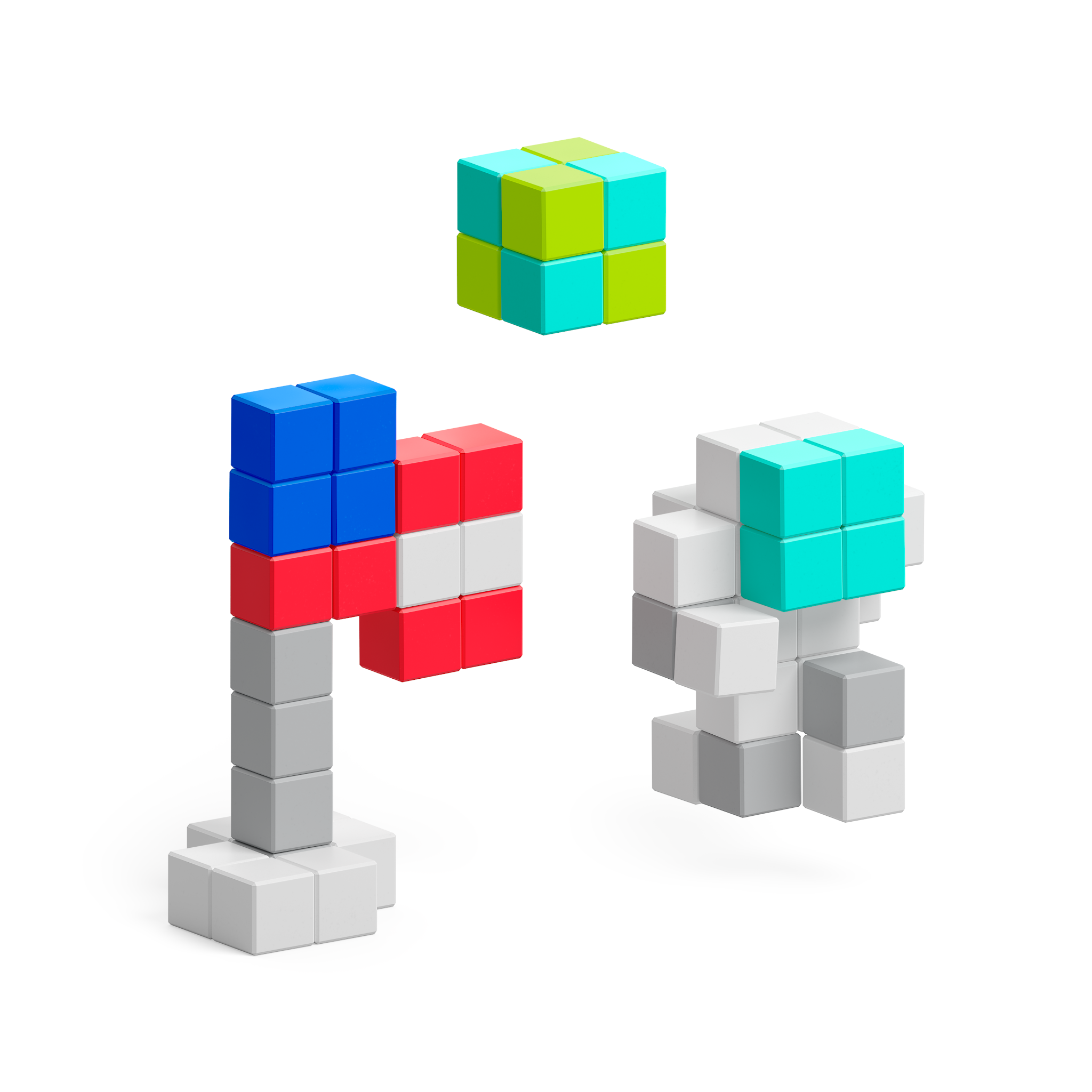Pixio - Story NASA Space Colony Outpost - 60 magneetblokjes
