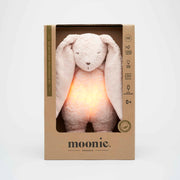 Moonie - Slaapknuffel The Humming Bunny 2.0 - Rose Natur White Noise