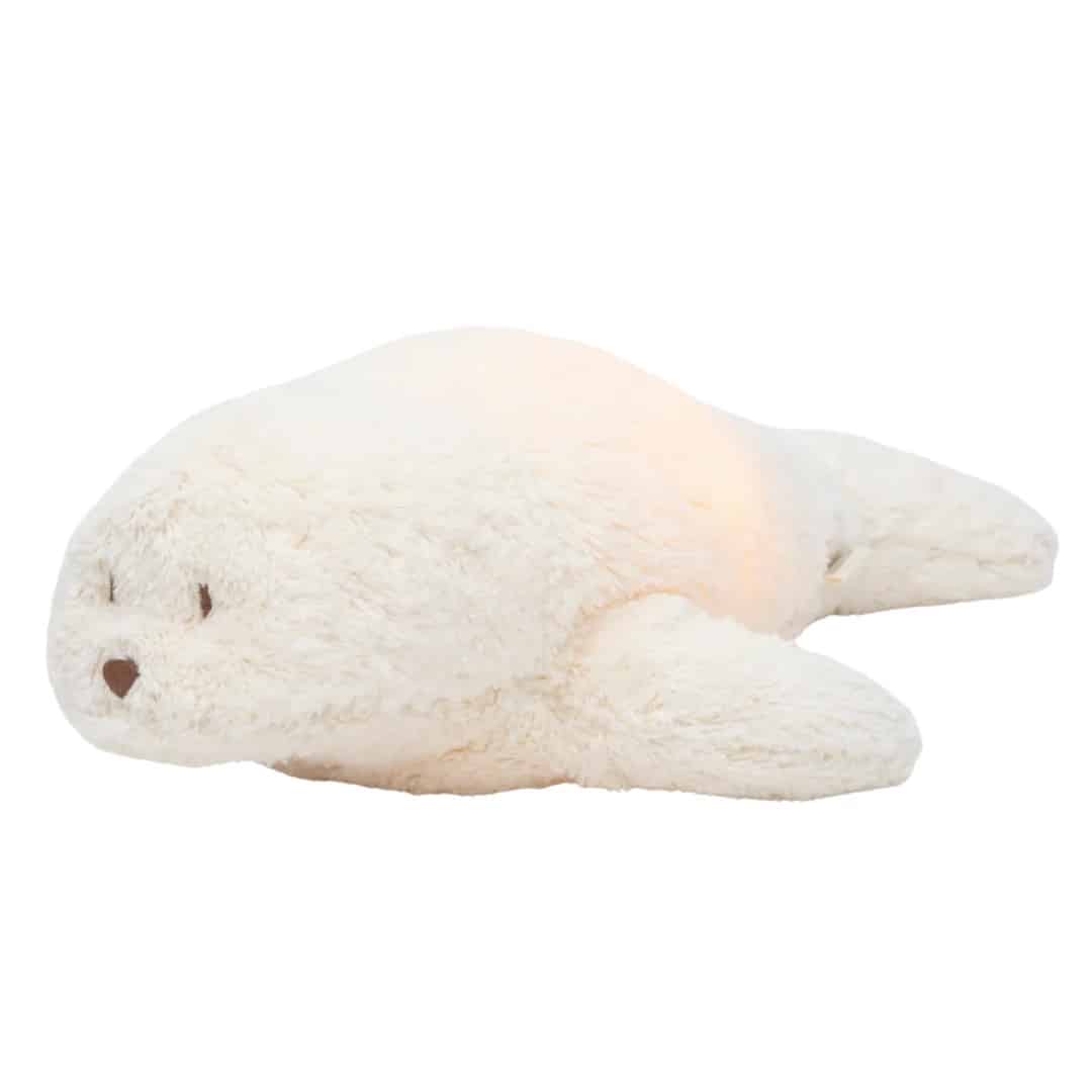 Moonie - Slaapknuffel The Humming Seal 2.0 - Polar White Noise