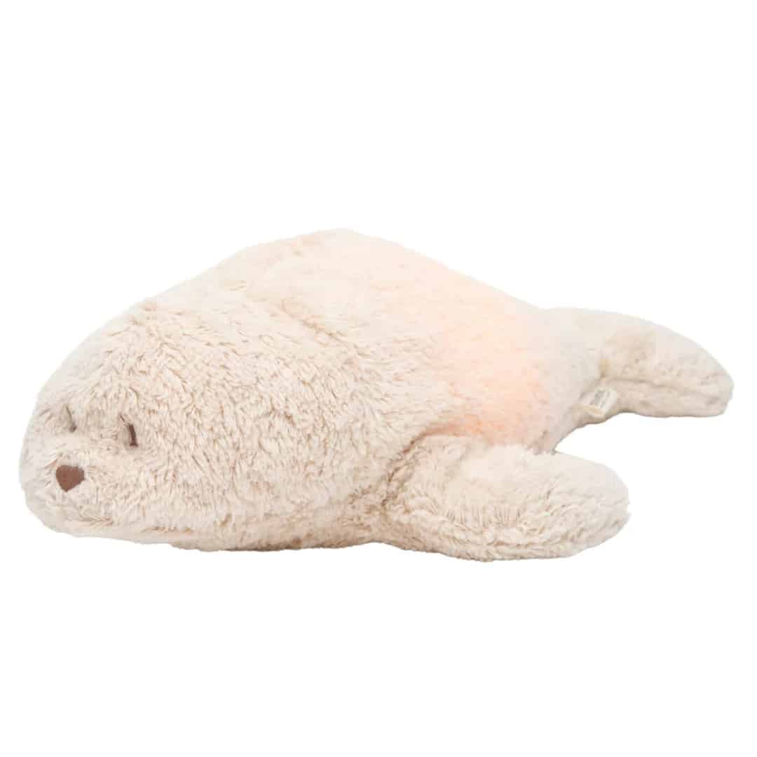 Moonie - Slaapknuffel The Humming Seal 2.0 - Sand White Noise