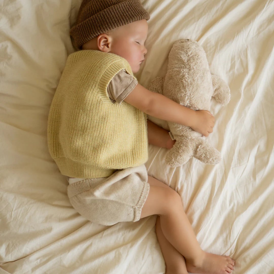 Moonie - Slaapknuffel The Humming Seal 2.0 - Sand White Noise