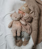 Moonie - Slaapknuffel The Humming Bear 2.0 - Rose Natur White Noise
