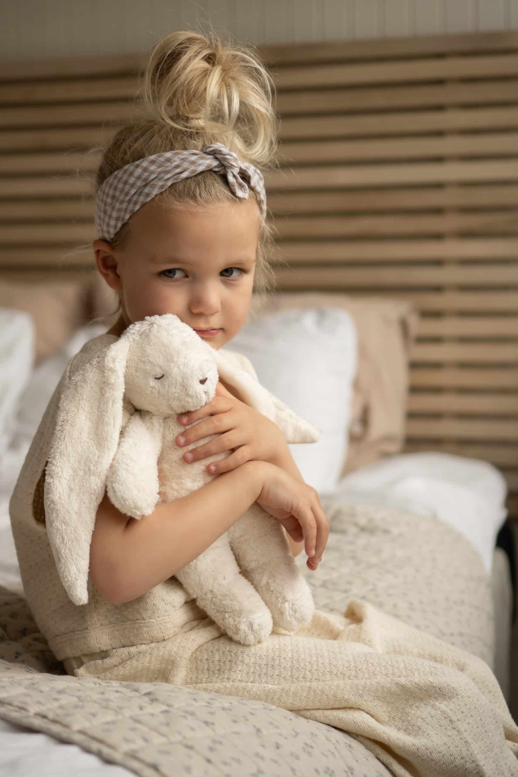 Moonie - Slaapknuffel The Humming Bunny 2.0 - Polar Natur White Noise