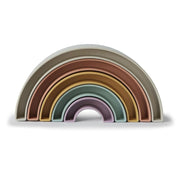 Mushie - Stapelspeelgoed - Regenboog - tropical