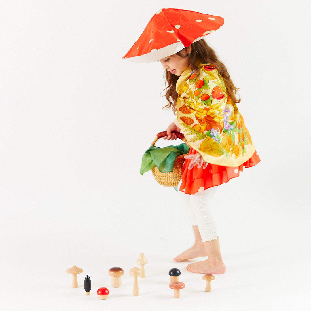Sarah's Silks - Paddenstoelen zoeken en vinden Speelzijde