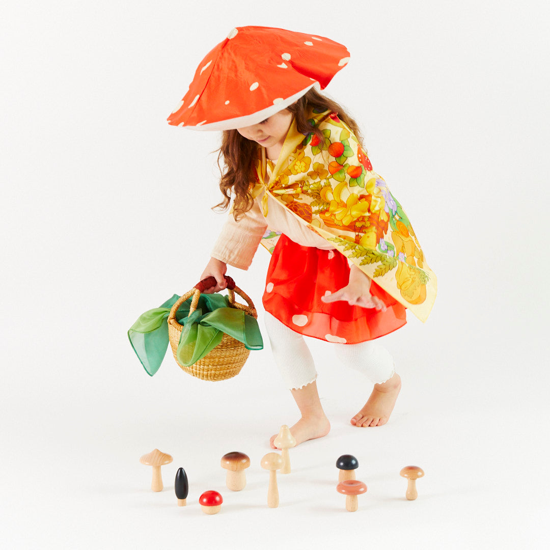 Sarah's Silks - Paddenstoelen zoeken en vinden Speelzijde