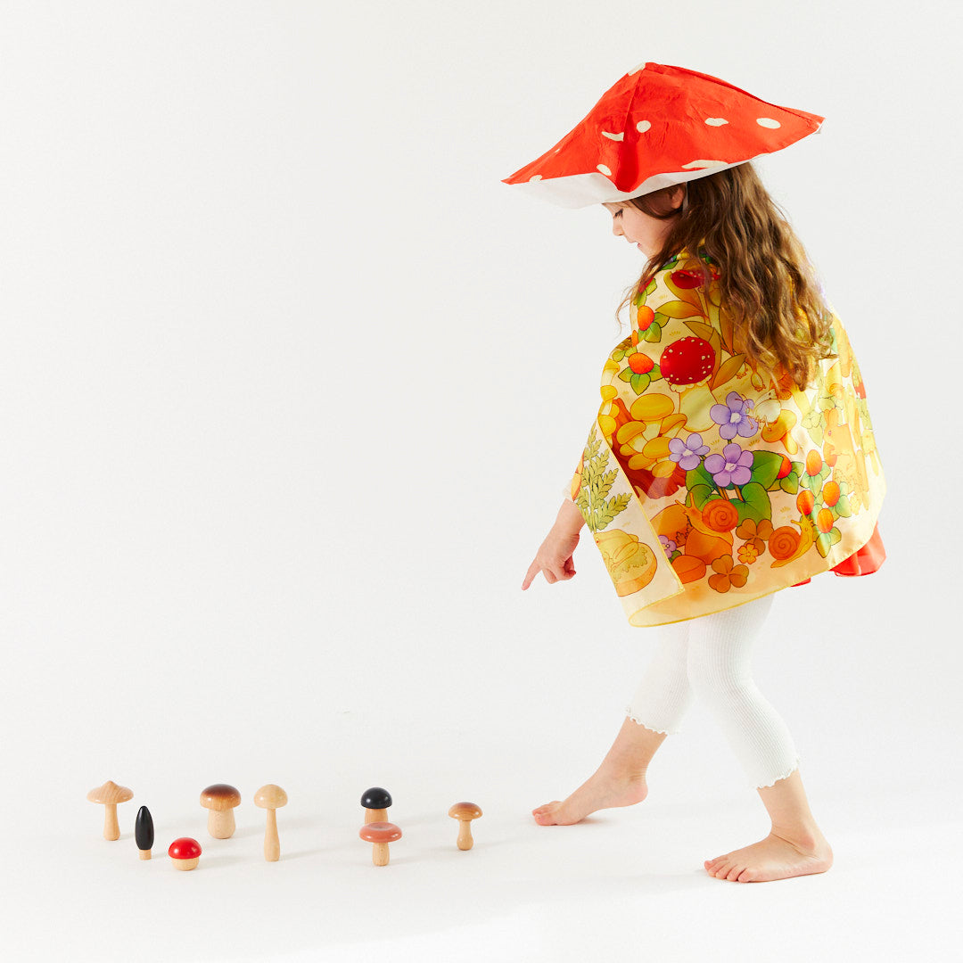 Sarah's Silks - Paddenstoelen zoeken en vinden Speelzijde