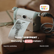 Kidywolf - GRATIS KIDYROLLEN! Kidyprint Groen