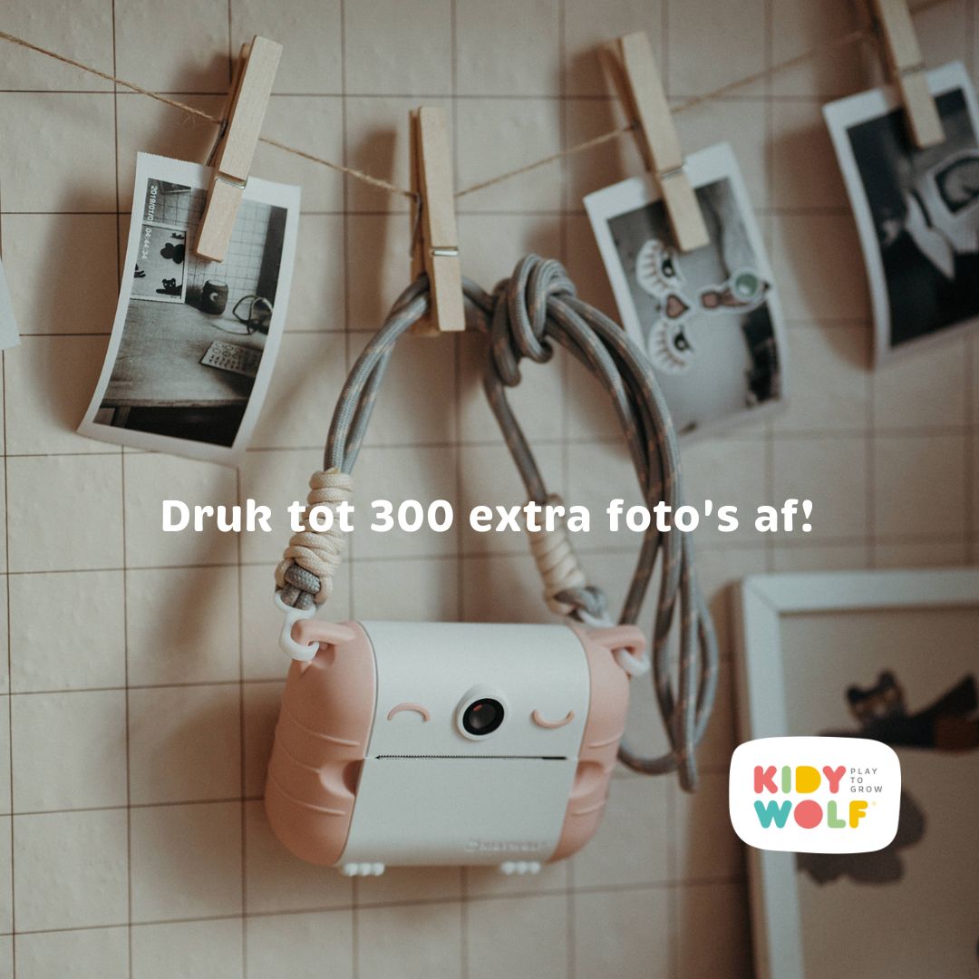 Kidywolf - GRATIS KIDYROLLEN! Kidyprint Roze