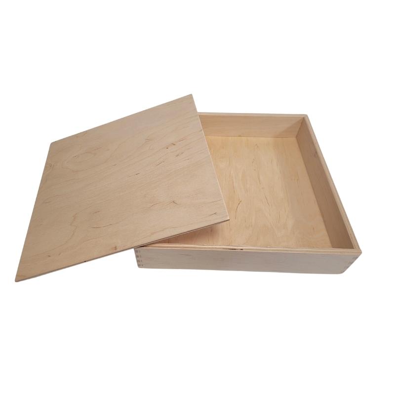 OKU - Houten speelbak 25 x 25 cm (met deksel)