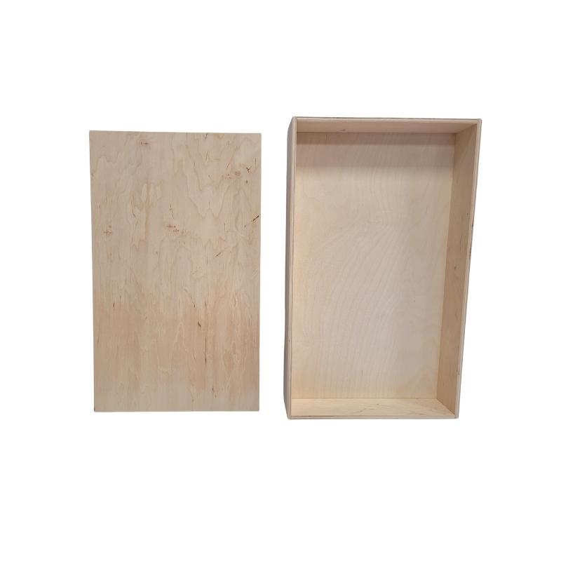 OKU - Houten speelbak 50 x 30 cm (met deksel)